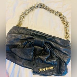 Leather Bag- Juicy Couture bag, good hardware chain